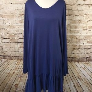 Amelia James 2X Blue Memphis Ruffle